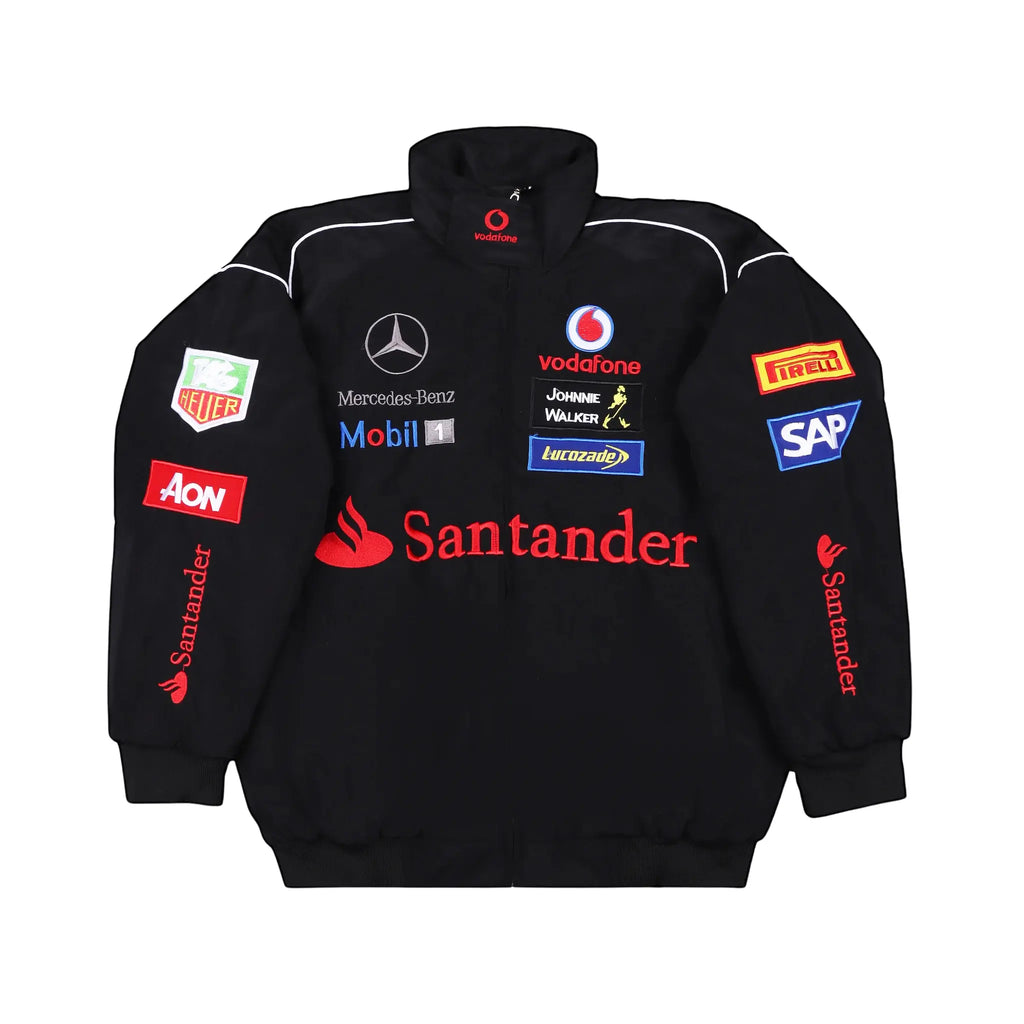 Black Mercedes Vintage Racing Jacket