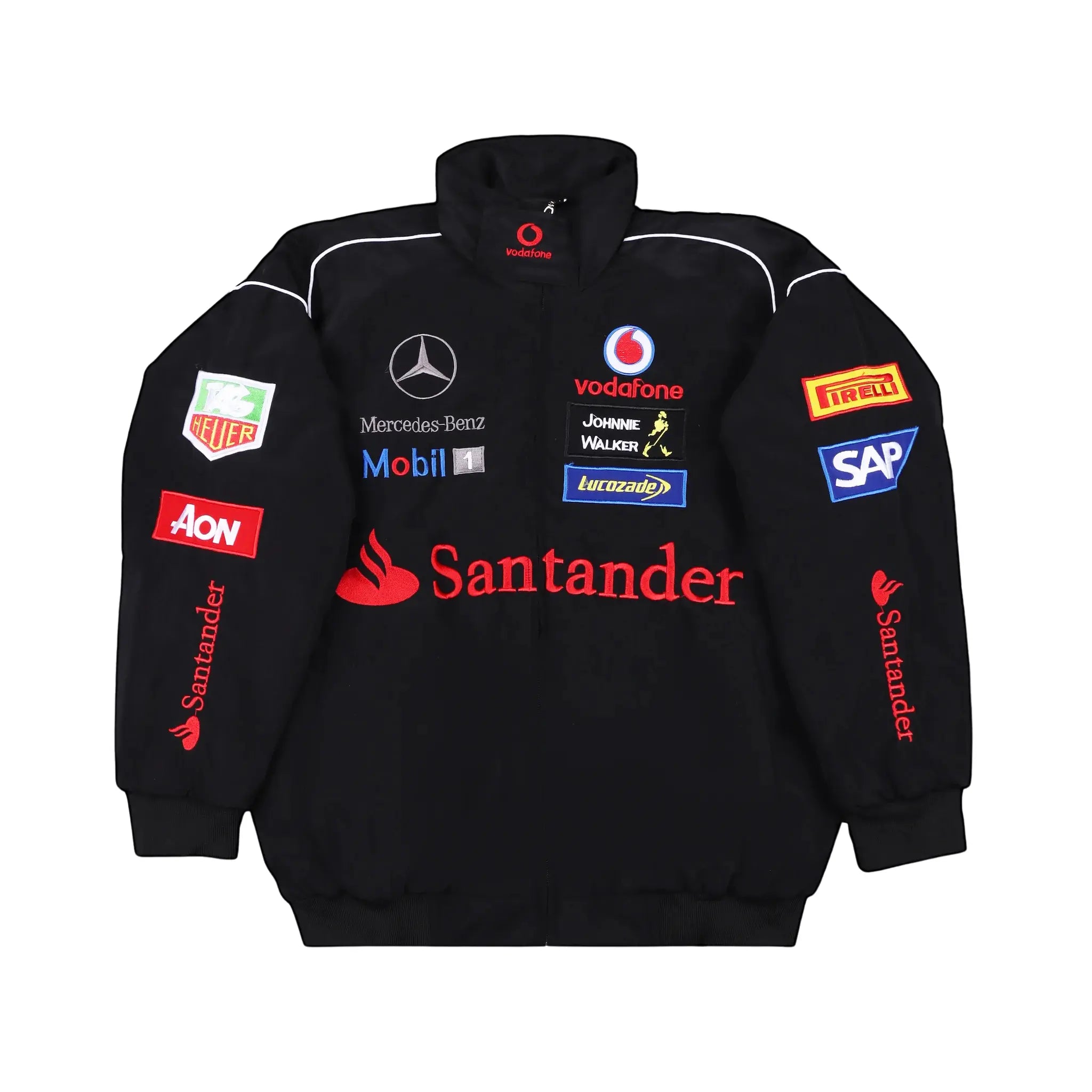 Black Mercedes Vintage Racing Jacket