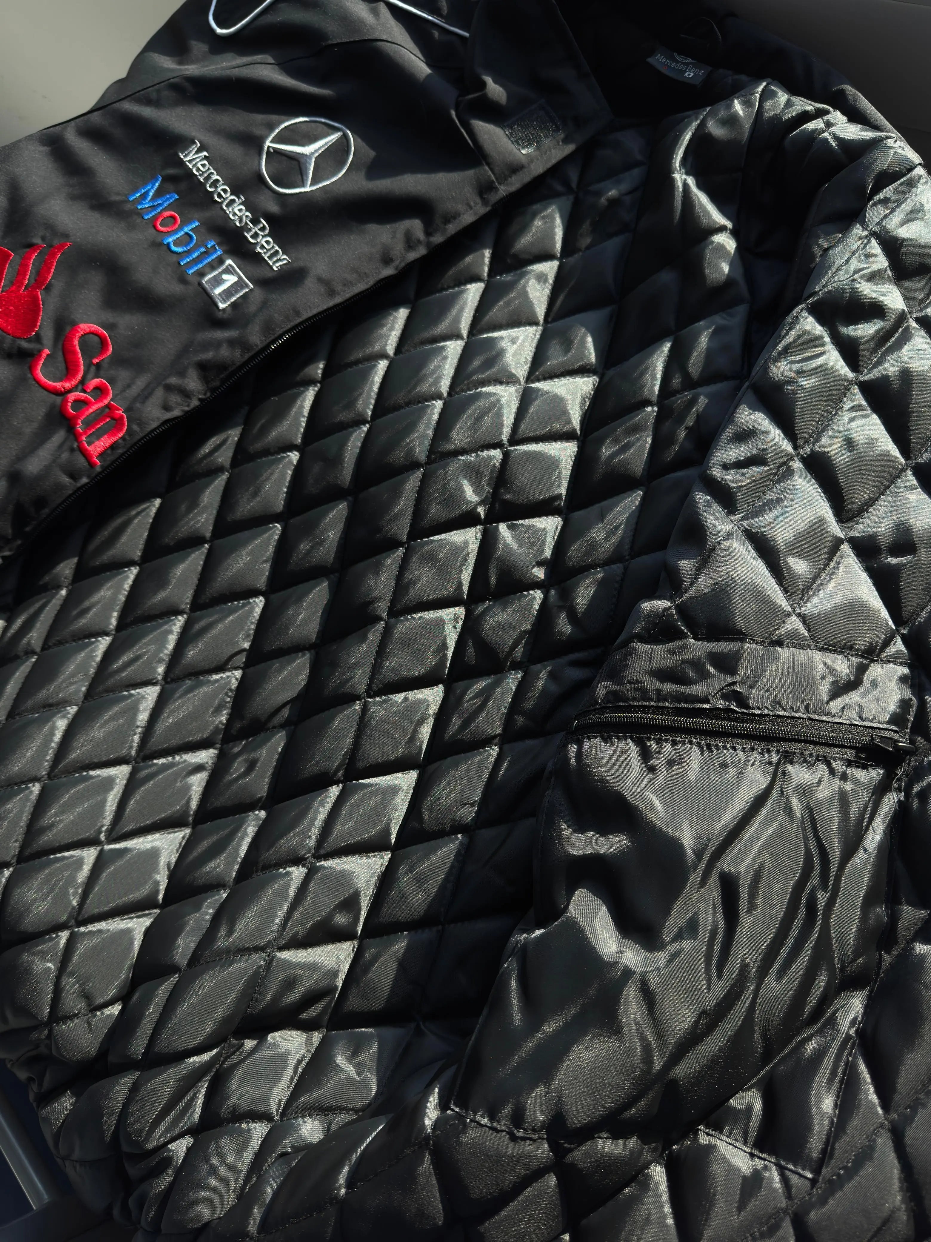 Black Mercedes Vintage Racing Jacket