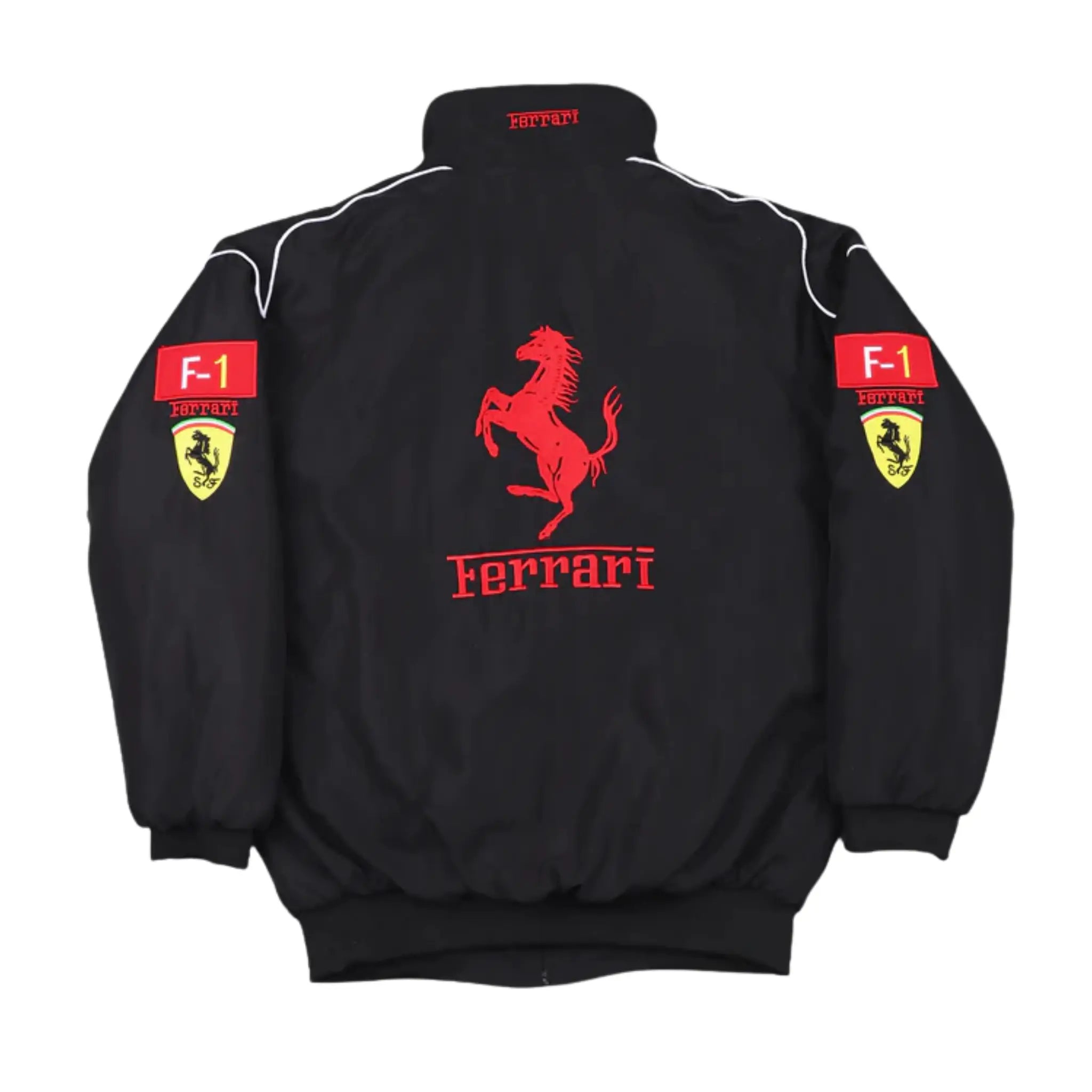 Black Ferrari Vintage Racing Jacket