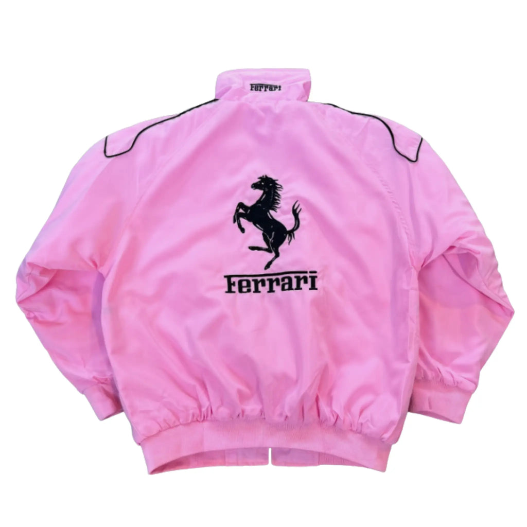 Pink Ferrari Vintage Racing Jacket