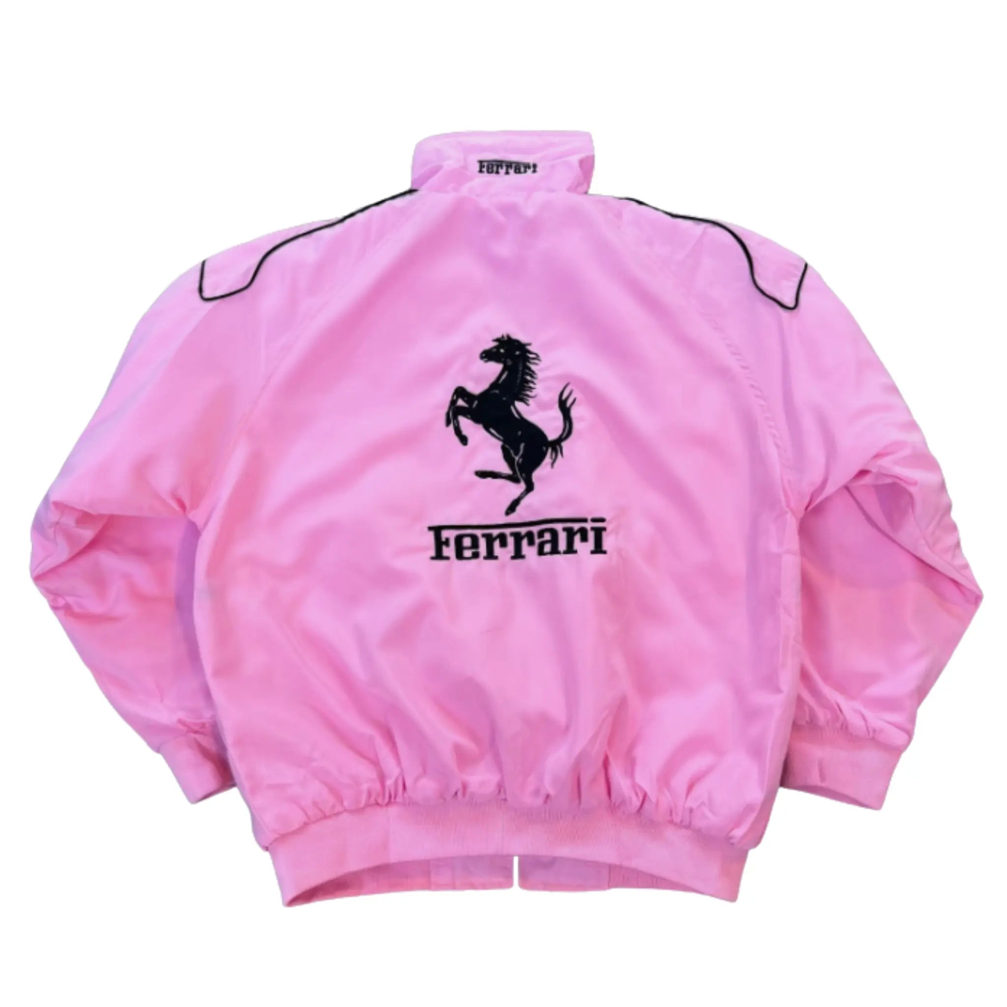 Pink Ferrari Vintage Racing Jacket