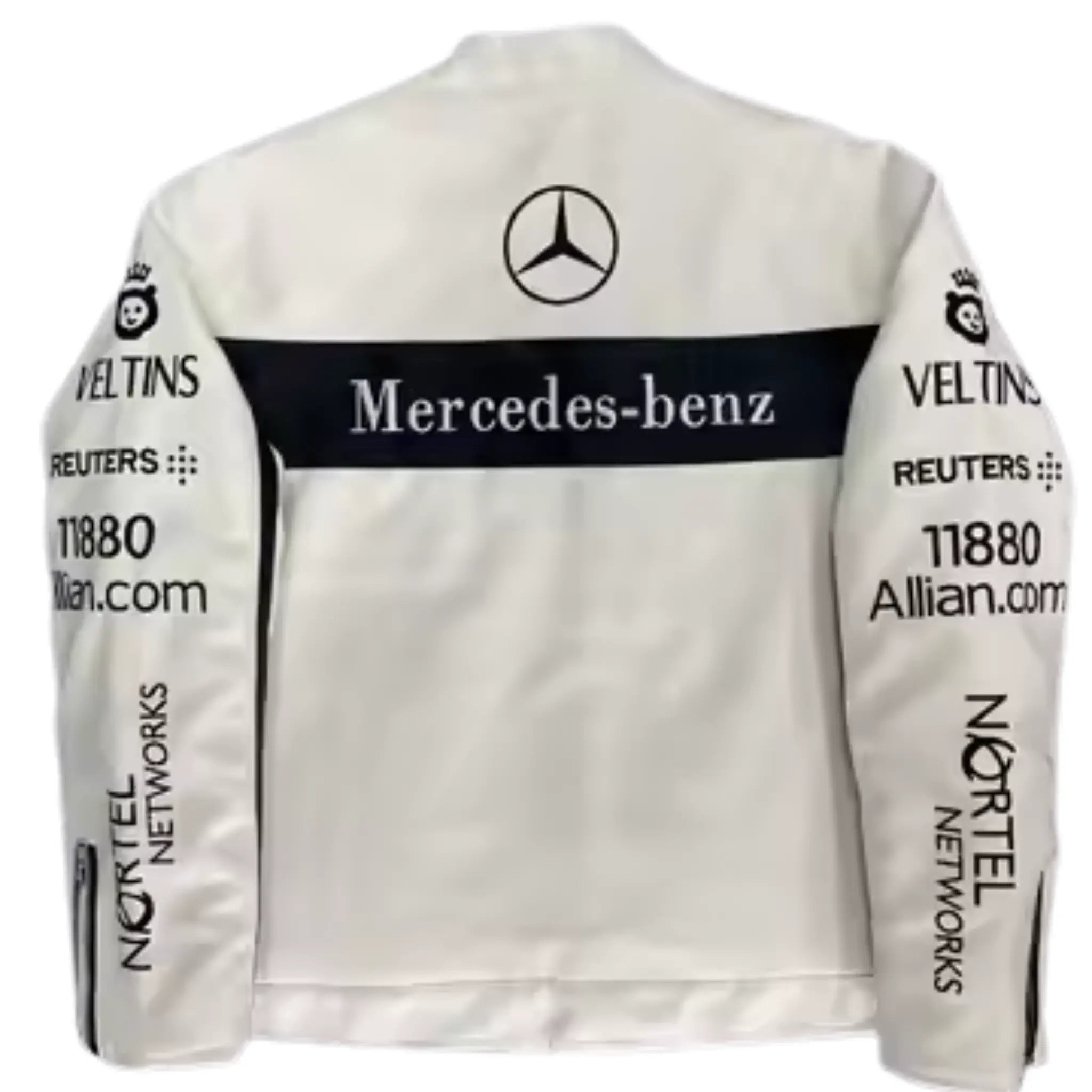 Mercedes Leather Vintage Racing Jacket
