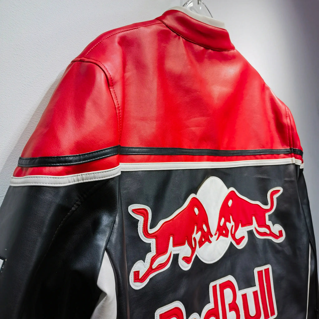 Red Bull Racing Vintage Leather Jacket