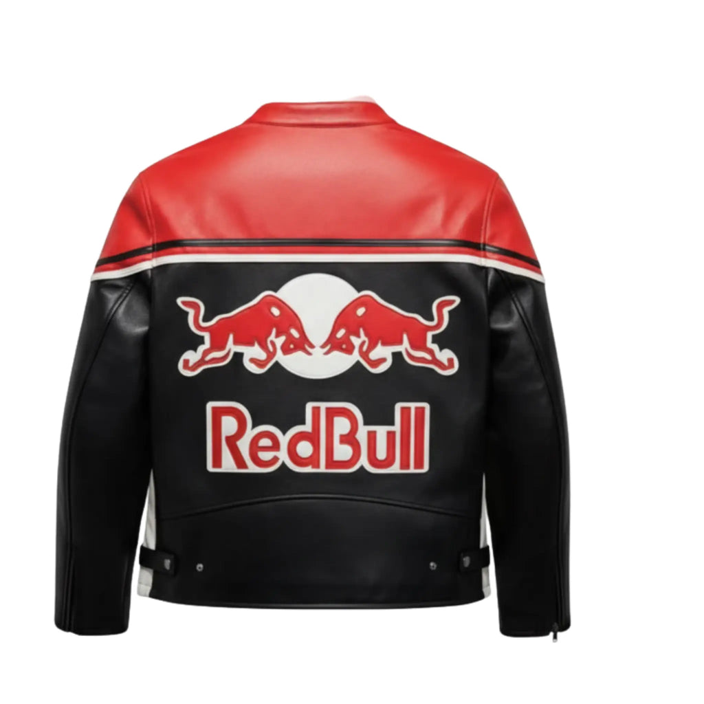 Red Bull Racing Vintage Leather Jacket