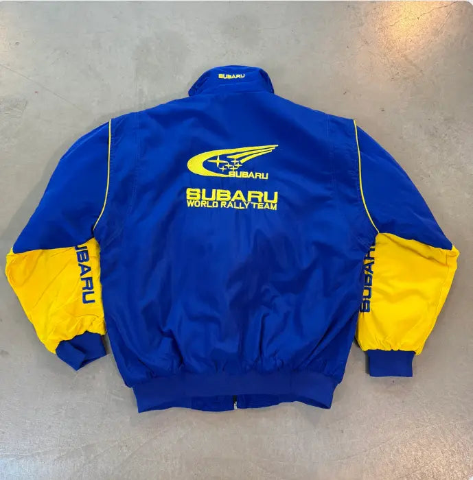 Blue Subaru Vintage Racing Jacket