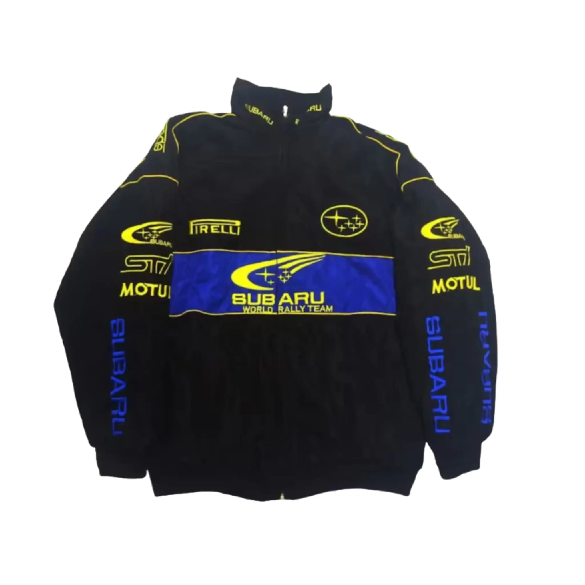 Black Subaru Vintage Racing Jacket