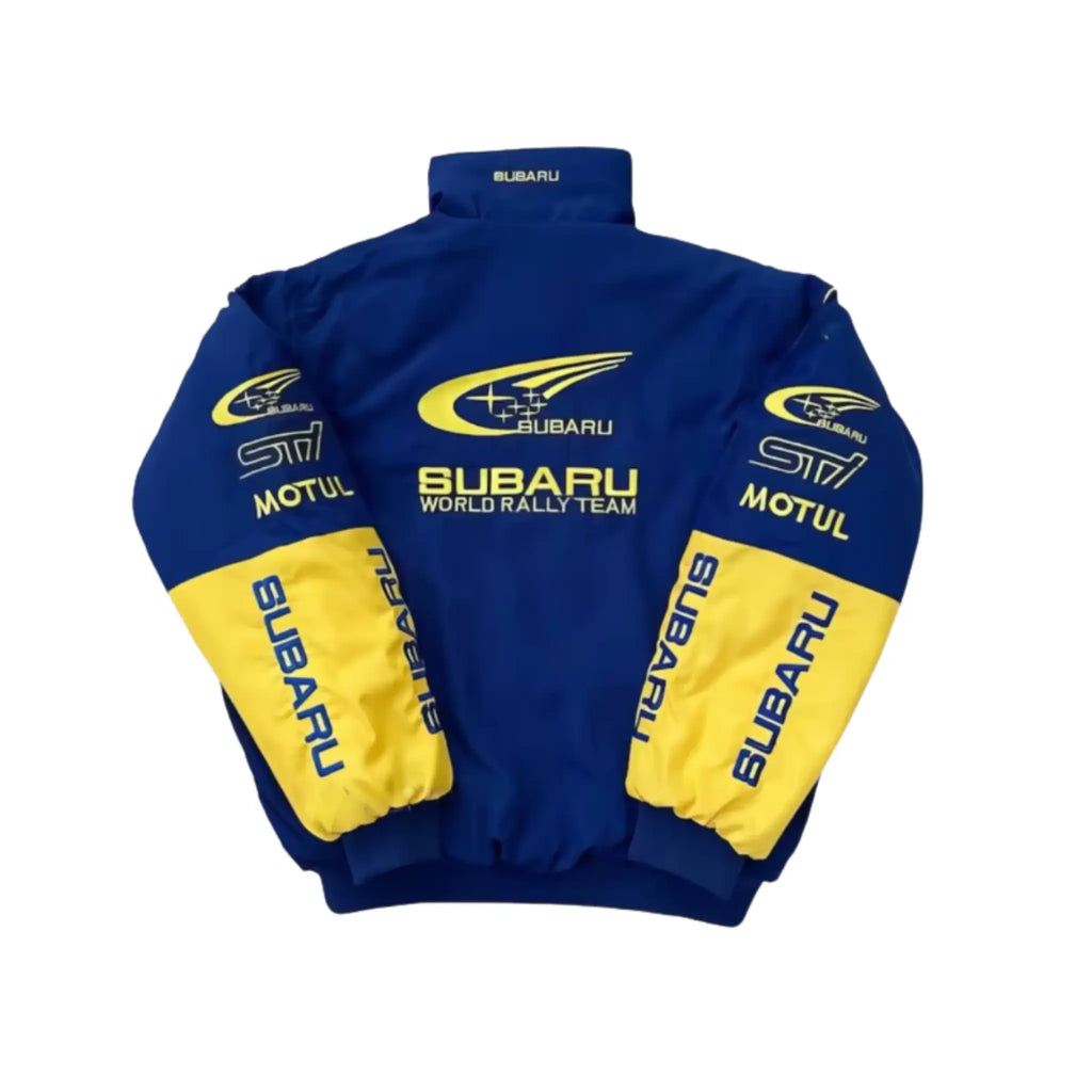 Blue Subaru Vintage Racing Jacket